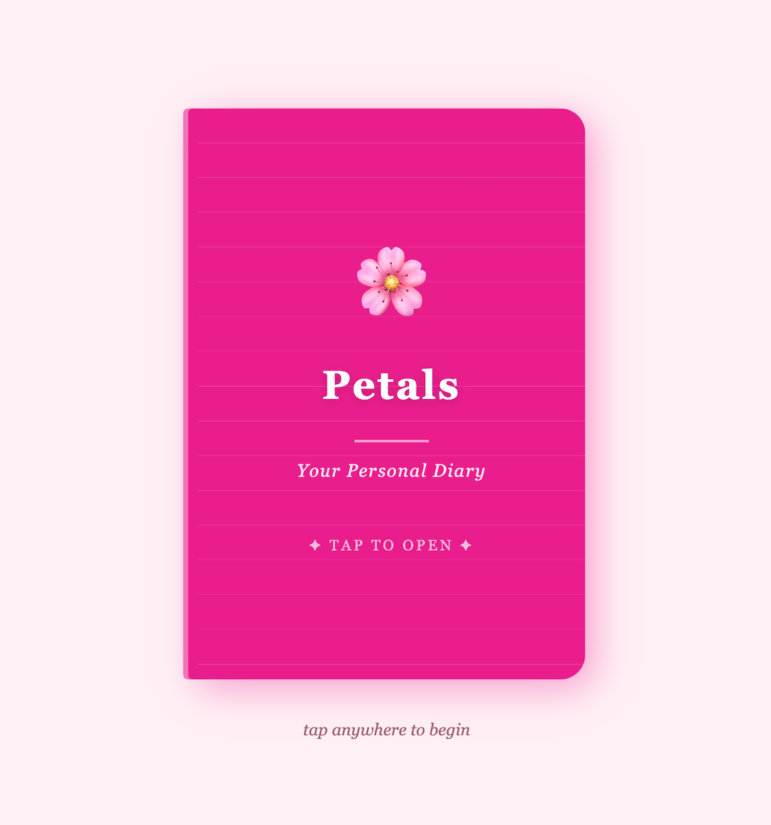 Diary Cover